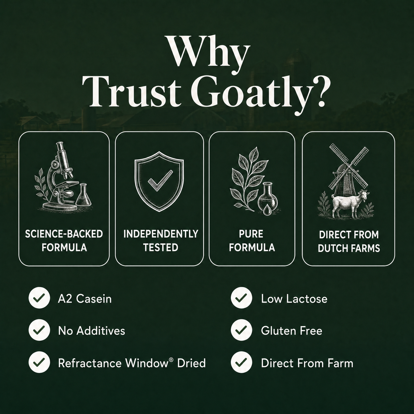 Goatly Goat Milk Powder for Strong Bones 50+
