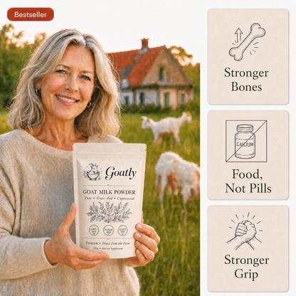 Goatly Goat Milk Powder for Strong Bones 50+