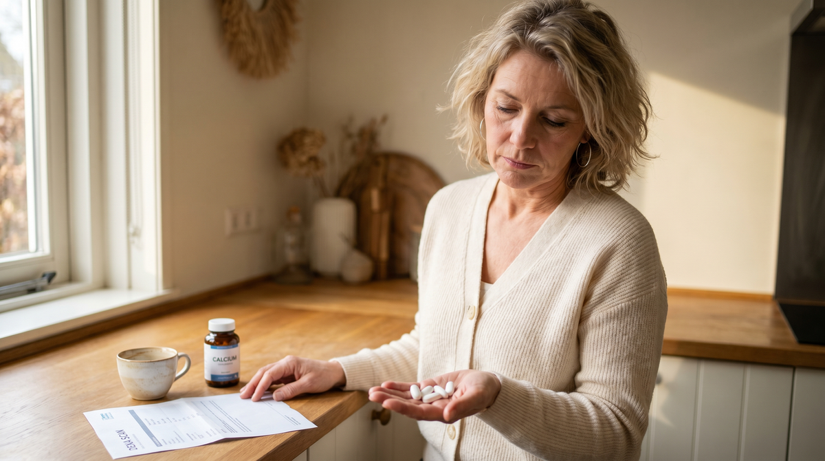 You have been taking calcium tablets for years, and your numbers are not improving.