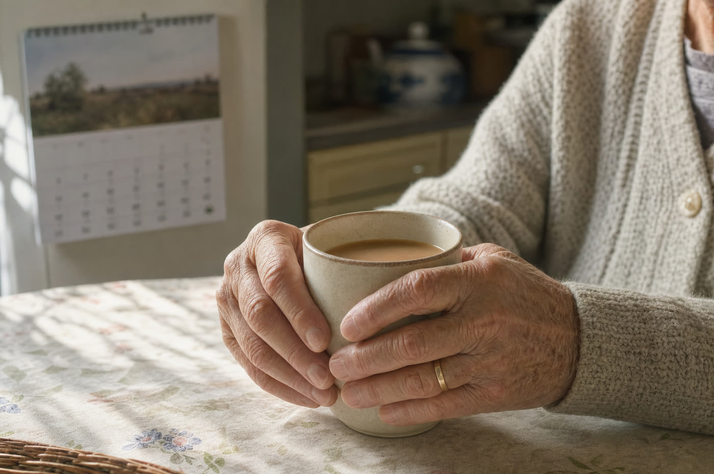 A 90-day calendar with the daily habit marked off